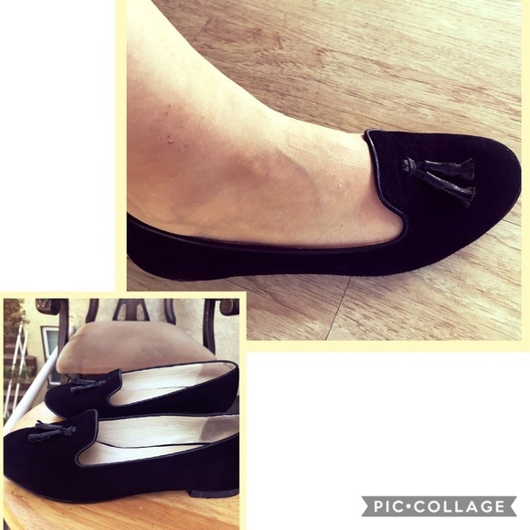 Woman's Suede Black‎ Loafer - Picture 3 of 4